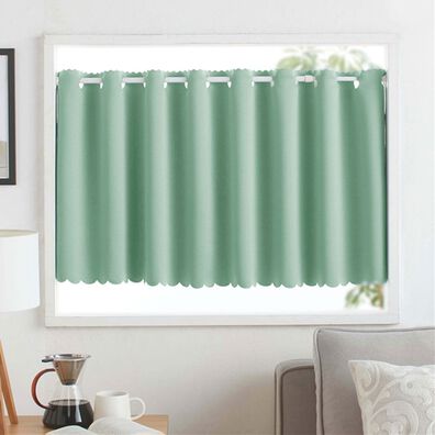 iellio（イエリオ）の「収納すっきり！目隠しカフェカーテン＜小窓用・押し入れ収納隠し・トイレ収納隠し・３級遮光・洗濯可・間仕切り・北欧テイスト＞（のれん・間仕切り・カーテン関連品）」