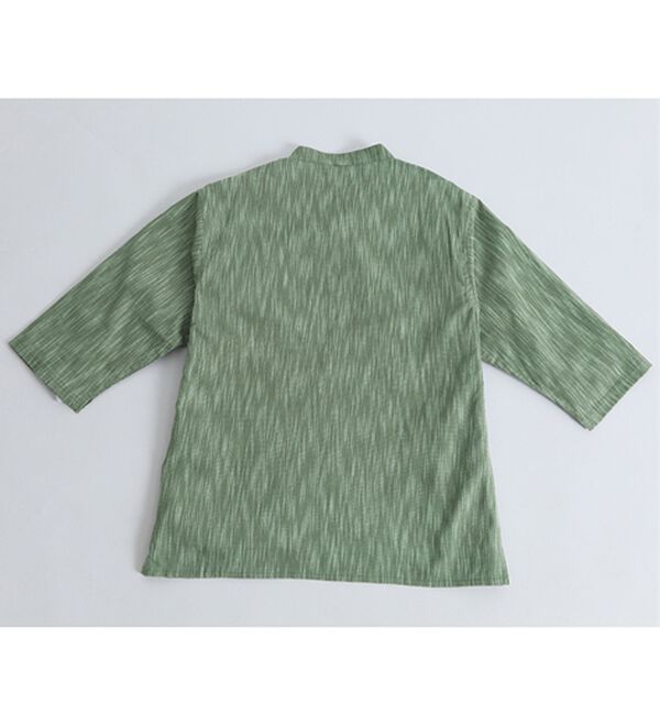 「ざっくり木綿のゆったりリラックスシャツ（メンズシャツ）」｜詳細画像