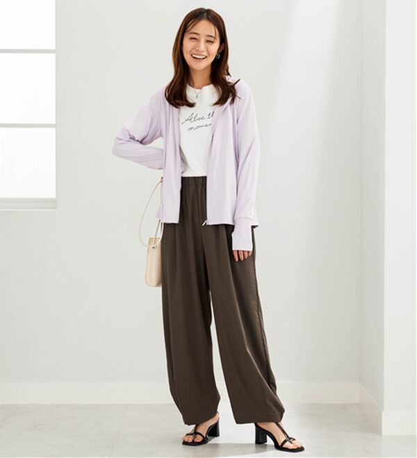 BELLUNA（ベルーナ）の「ヒンヤリ＆ＵＶ対策軽量パーカー（その他ジャケット）」｜詳細画像