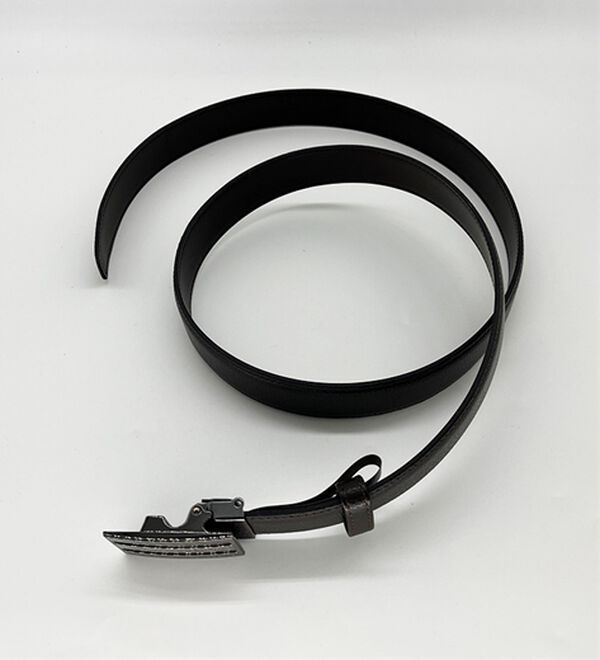 シャネル　クロコベルトのみ CHANEL シャネル ベルト ココマーク ブラック レザー サイズ65/26 96A