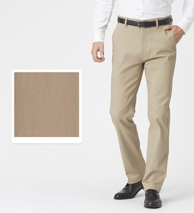 「＜コムルヴァン・オム＞ラクしてすっきり暖かパンツ（メンズフルレングスパンツ）」