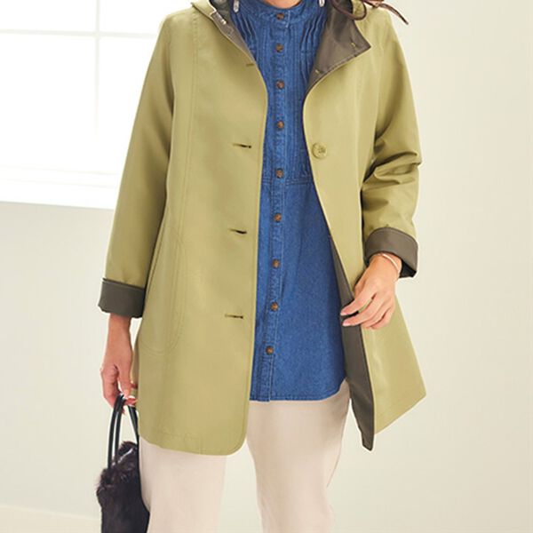 BELLUNA（ベルーナ）の「花粉対策！配色スプリングコート（ハーフコート）」｜詳細画像