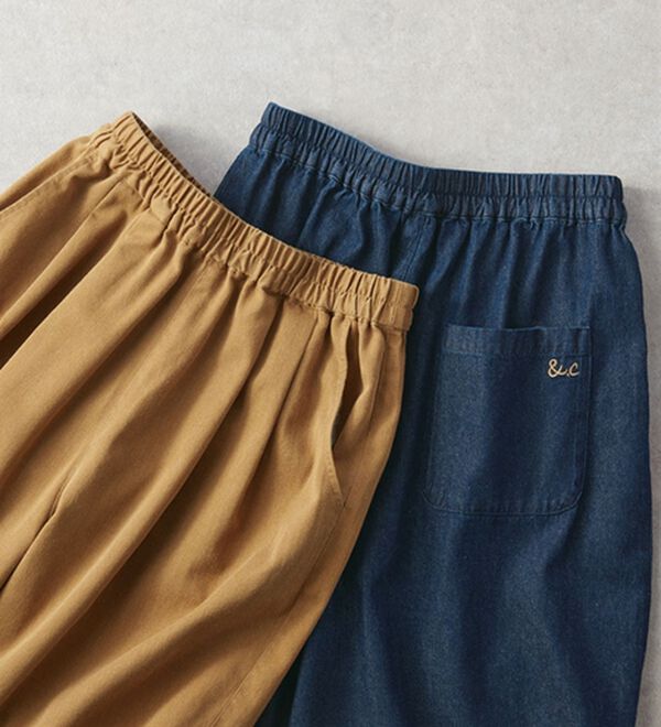 BELLUNA（ベルーナ）の「＜＆ｃｏｃｏｃｈｉ＞ゆったりパンツ（フルレングスパンツ）」｜詳細画像