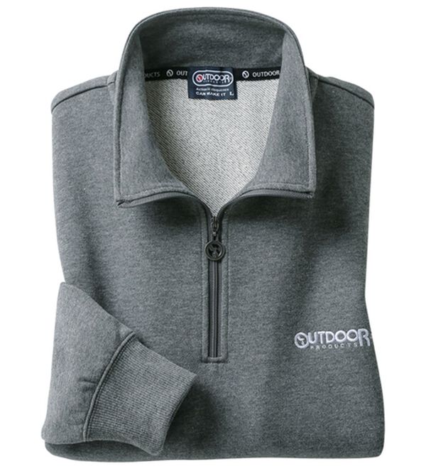 「＜アウトドアプロダクツ＞ブランドデザインハーフジップ・カーゴパンツ（メンズトレーナー）」｜詳細画像