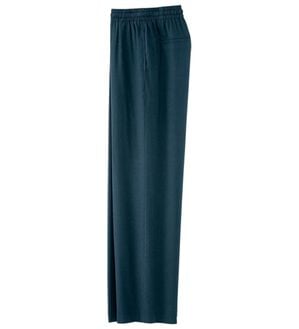 BELLUNA（ベルーナ）の「麻混イージーパンツ（その他パンツ）」｜ネイビー