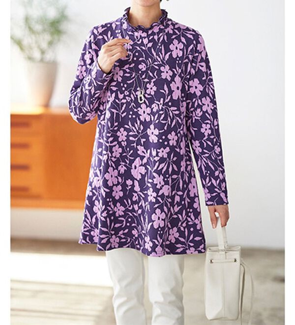 BELLUNA（ベルーナ）の「華やかふくれジャカードチュニック（チュニック）」｜詳細画像