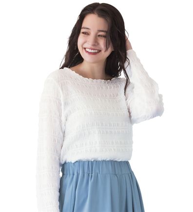 RANAN（ラナン）の「シャーリングプルオーバー（カットソー）」