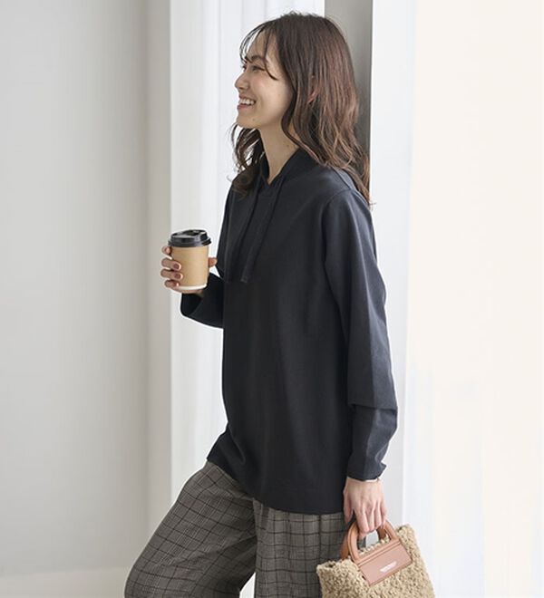 BELLUNA（ベルーナ）の「【２枚セット】大人カジュアルプルオーバー（カットソー）」｜詳細画像