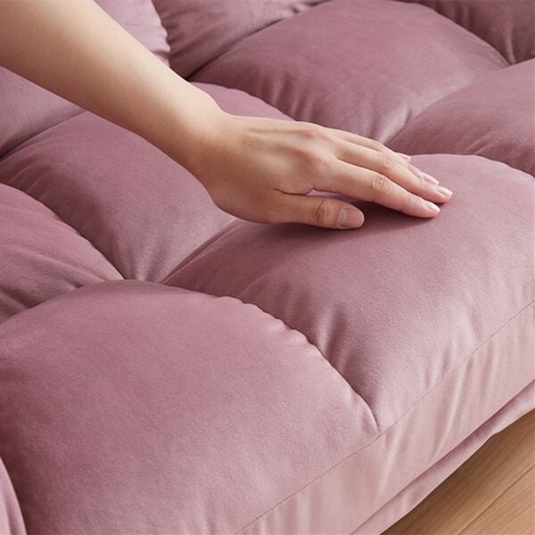 iellio（イエリオ）の「コンパクト脚付ふかふかカウチソファ　ＬＩＲＡＫＵ＜コンパクトソファ・ローソファ・１人掛け・２人掛け・一人暮らし・新生活＞（ソファ）」｜詳細画像