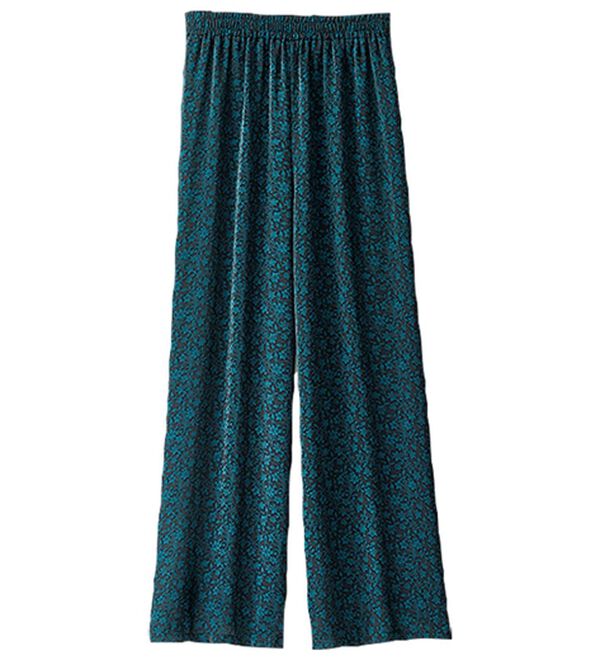 BELLUNA（ベルーナ）の「ヒンヤリ冷感！プリントワイドパンツ（ワイドパンツ・ガウチョ）」｜詳細画像