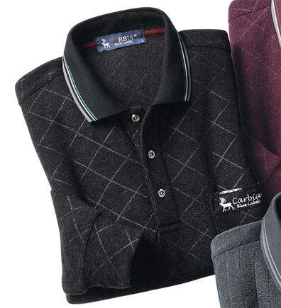 「毎日着たい柔らか素材の暖かポロ（メンズポロシャツ）」