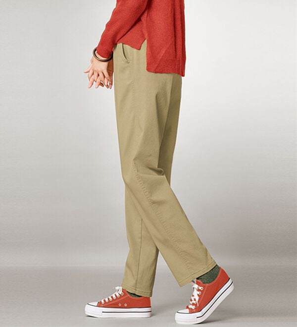 ルフラン（ルフラン）の「【３本組】ゆったりはける。裏起毛イージーパンツ（その他パンツ）」｜詳細画像