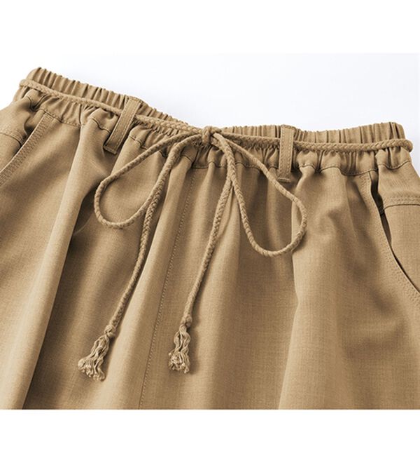 RANAN（ラナン）の「麻調ボリュームワイドパンツ（フルレングスパンツ）」｜詳細画像