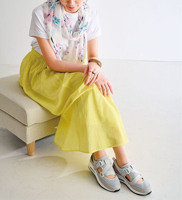 ルフラン（ルフラン）の「４Ｅ涼しげ美脚スニーカーサンダル（スニーカー）」｜詳細画像