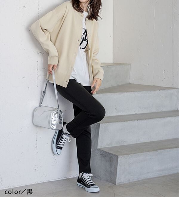 BELLUNA（ベルーナ）の「【あったか仕様♪】すっきり見え！裏ファーパンツ（フルレングスパンツ）」｜詳細画像