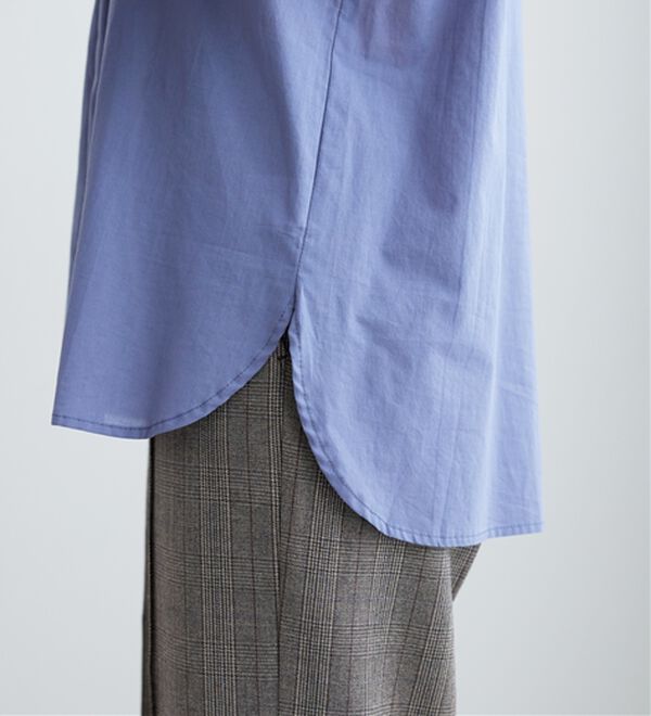 BELLUNA（ベルーナ）の「レース&times;ピンタック使いシャツチュニック（チュニック）」｜詳細画像