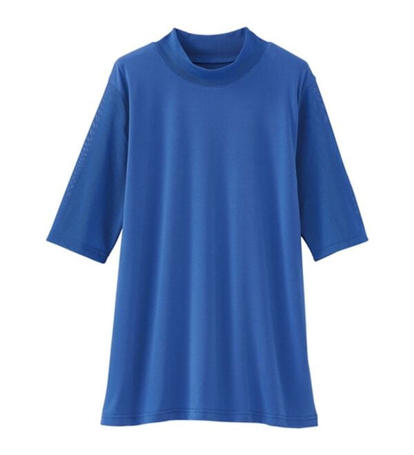 BELLUNA（ベルーナ）の「脱Ｔシャツ！チュールデザイントップス（カットソー）」｜詳細画像