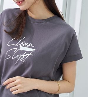 BELLUNA（ベルーナ）の「ひんやリッチコットン大人のゆったりドルマンＴシャツ（カットソー）」｜詳細画像