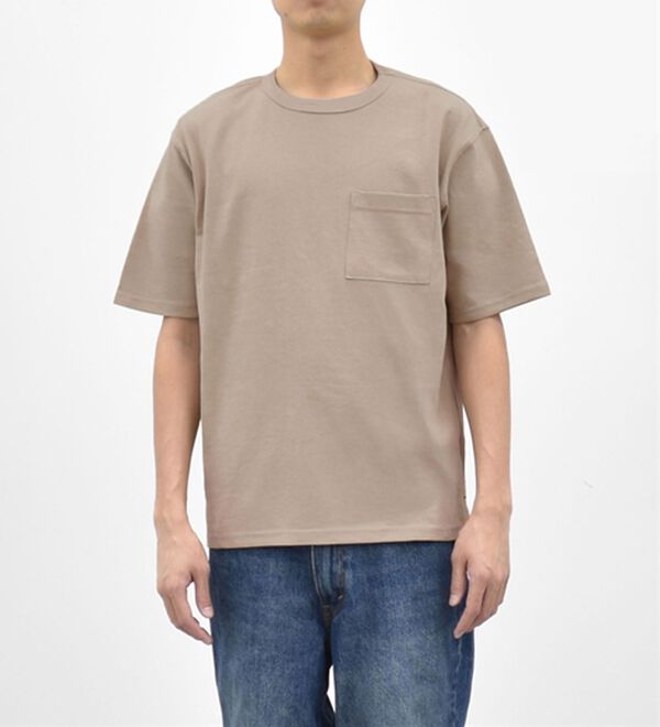 「綿１００％ベーシックＴシャツＮＥＯ（メンズＴシャツ）」｜サンドベージュ