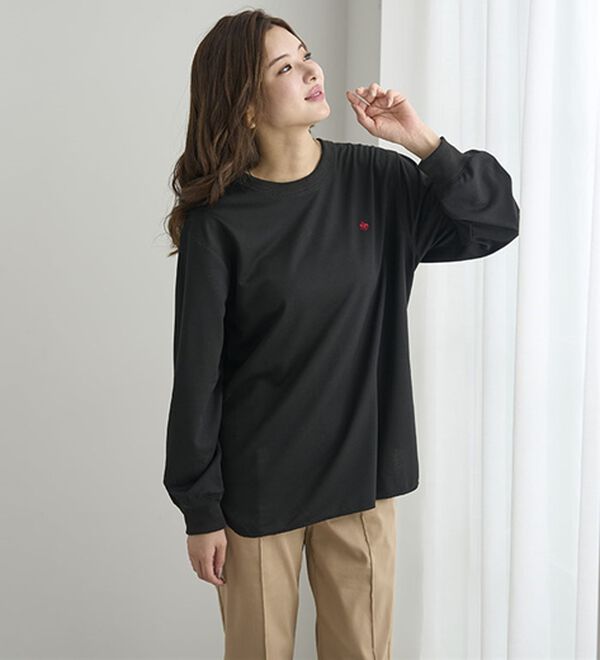 BELLUNA（ベルーナ）の「【ＰＯＬＯ　ＢＣＳ】ミニ裏毛素材デザイントップス（カットソー）」｜詳細画像