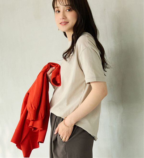 BELLUNA（ベルーナ）の「ヒンヤリ！綿１００％大人顔サマ見えＴシャツ（Tシャツ）」｜詳細画像