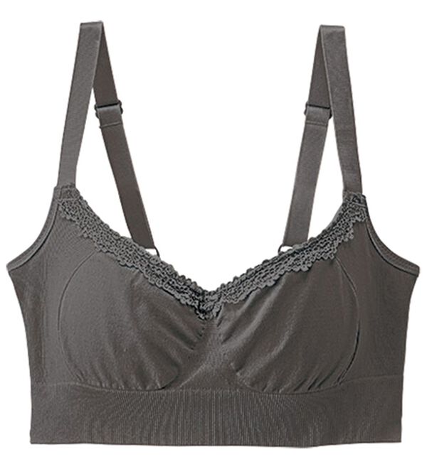 LAVIENNE（ラヴィエンヌ）の「３６５日着けたい！生フィットブラ（ブラジャー）」｜チャコール