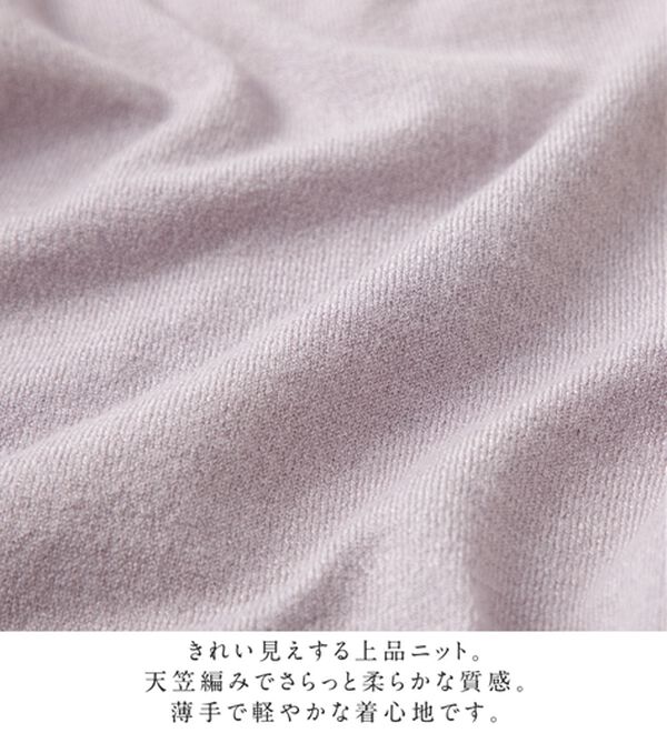 alotta（アロッタ）の「上品きれい見えレース刺しゅうニット（ニット・セーター）」｜詳細画像