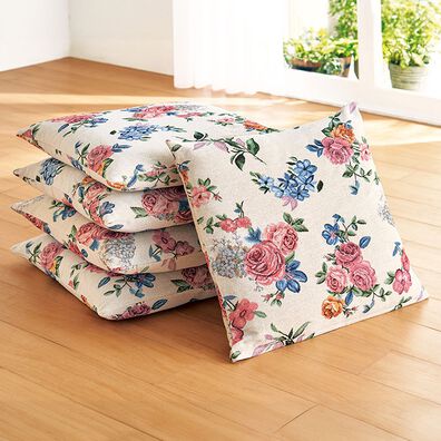 「ゴブラン織座布団カバー５枚組（座布団・座布団カバー）」