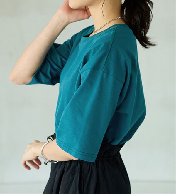 BELLUNA（ベルーナ）の「ヒンヤリ！綿１００％大人顔サマ見えＴシャツ（Tシャツ）」｜詳細画像