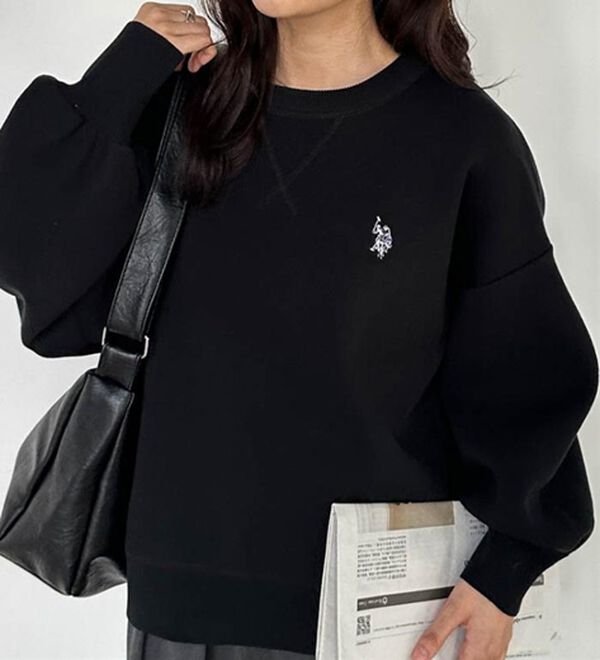 RANAN（ラナン）の「＜U.S.POLO ASSN.＞刺繍スウェットライクニット（ニット・セーター）」｜詳細画像