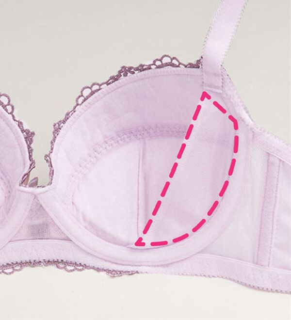 LAVIENNE（ラヴィエンヌ）の「脇高ブラ＆ショーツ（ブラジャー）」｜詳細画像