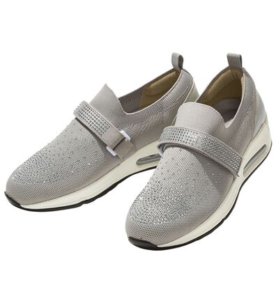 ルフラン（ルフラン）の「ビジュー付４Ｅベルトニットスニーカー（スニーカー）」