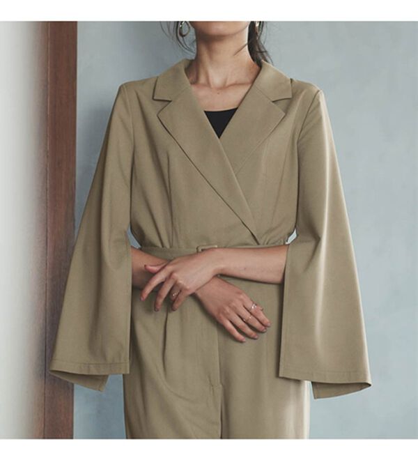 RANAN（ラナン）の「スリットスリーブオールインワン（オールインワン）」｜詳細画像