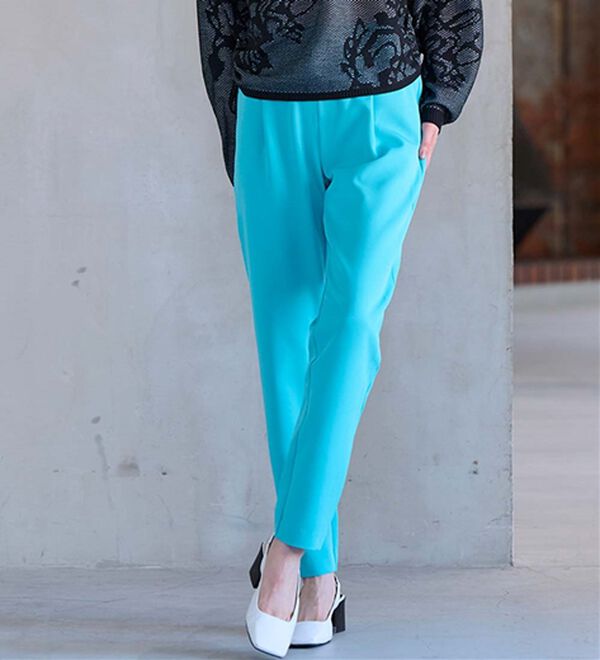 選べる股下】美脚シルエットタックパンツ（股下61・65cm  