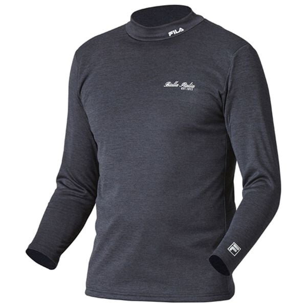 「≪ＴＶ限定★≫＜フィラ＞まさに画期的！防風アクティブハイネック（メンズ肌着・インナーウェア）」｜杢チャコール