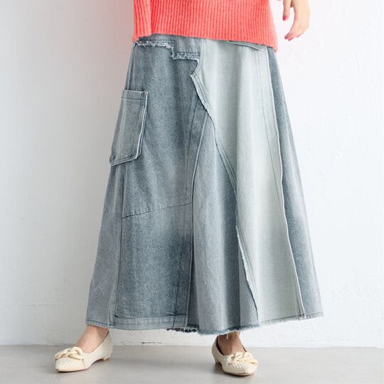 リメイクデニムスカート - ベルーナ【公式】