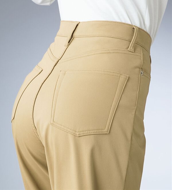ルフラン（ルフラン）の「防風なのにすっきりラクパンツ（フルレングスパンツ）」｜詳細画像