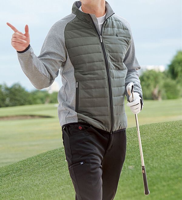 「＜ポロ・ビーシーエス＞キルト切替アクティブジャケット（メンズジャケット）」｜詳細画像