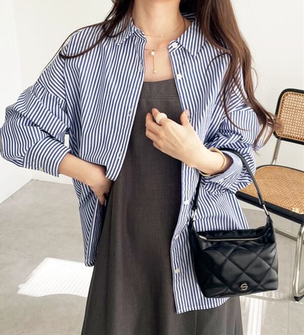 GeeRA（ジーラ）の「アソート柄オーバーサイズシャツ（シャツ）」｜詳細画像