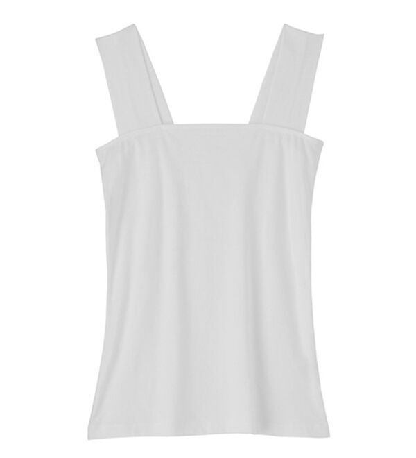 YU'NOW（ユナウ）の「【同色３枚セット】ベーシックインナースクエアタンクトップセット（肌着・インナーウェア）」｜詳細画像