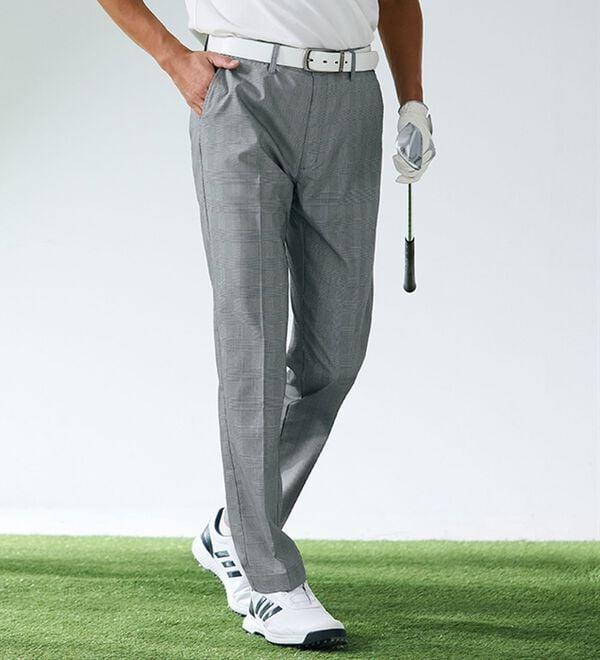「＜コムルヴァン・オム・ゴルフ＞丈調整できるゴルフパンツ（メンズフルレングスパンツ）」｜詳細画像