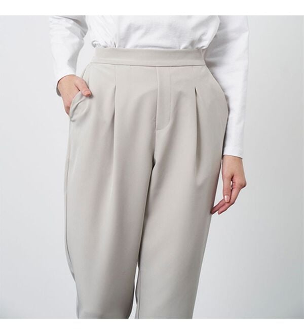 RANAN（ラナン）の「【２点セット】防シワ！ロングジレセットアップ（パンツスーツ）」｜詳細画像