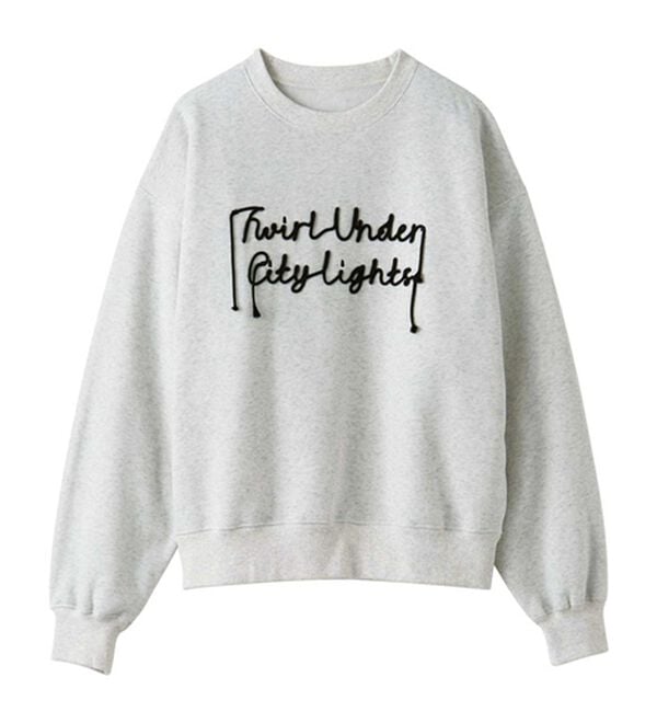 GeeRA（ジーラ）の「コードロゴ刺繍オーバーサイズ裏起毛スウェット（トレーナー・スウェット）」｜詳細画像