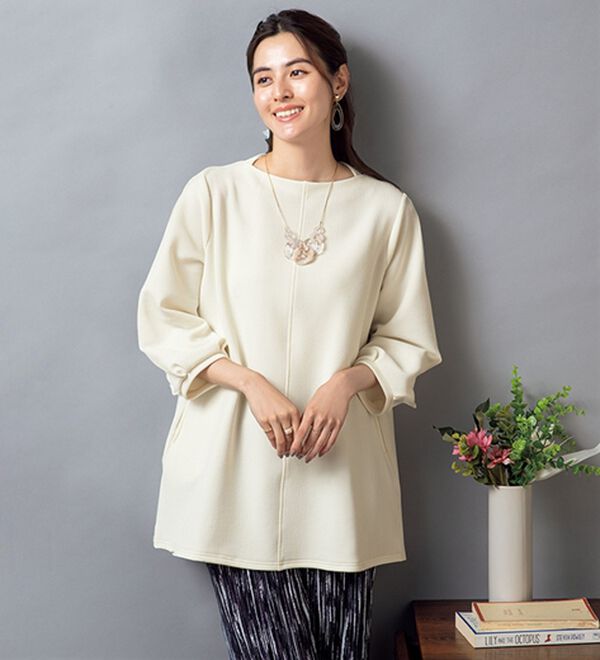 ナタデここな　ブルー実生➕BB錦 4色組】程よくきちんと＊新感覚プルオーバー - ベルーナ【公式】