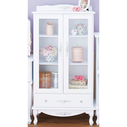 ピュアホワイト アンティーク飾り家具