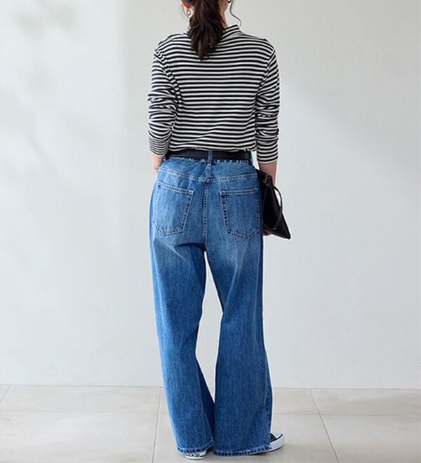 BELLUNA（ベルーナ）の「【選べる衿】肌に優しい綿１００％暖か発熱素材プルオーバー＜ベルホット　コットン＞（カットソー）」｜詳細画像