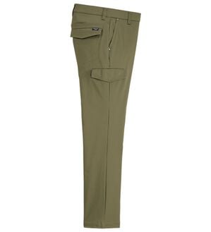 「＜コムルヴァン・オム＞５０代からの【神業】チノパンツ・カーゴパンツ（メンズカーゴパンツ）」｜カーキ カーゴ