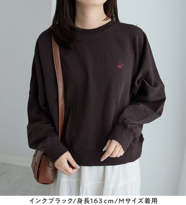 Viola e Viola（ヴィオラ エ ヴィオラ）の「【ビバリーヒルズポロクラブ】コクーンシルエットスウェット（カットソー）」｜詳細画像