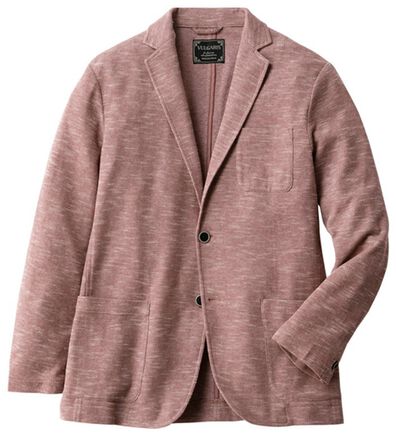 「鹿の子編テーラードカーディガン（メンズカーディガン）」