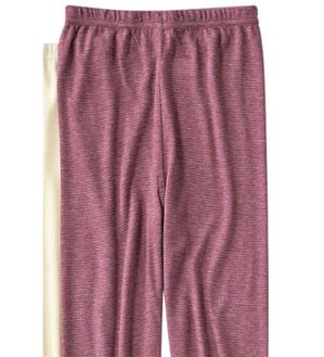 LAVIENNE（ラヴィエンヌ）の「うすくてのび～る発熱レギンス（５分丈）（肌着・インナーウェア）」｜ワイン